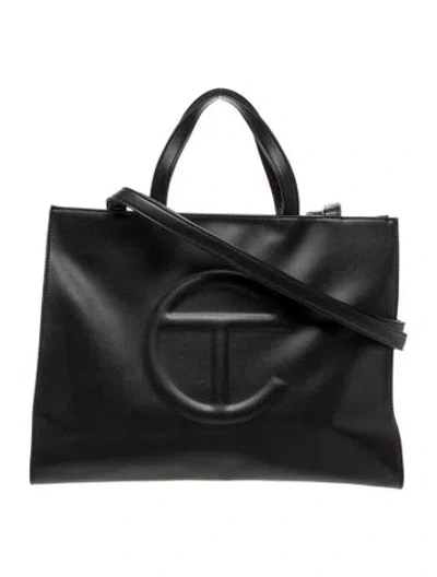 Pre-owned Telfar Signature Shoulder Bag In Black