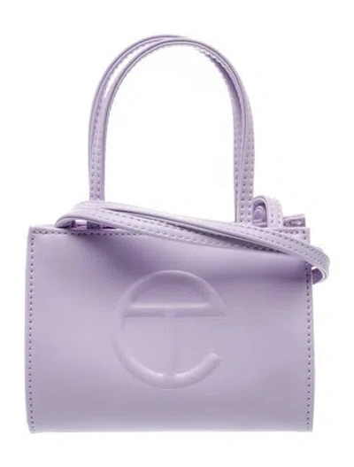 Pre-owned Telfar Signature Shoulder Bag Mini In Purple