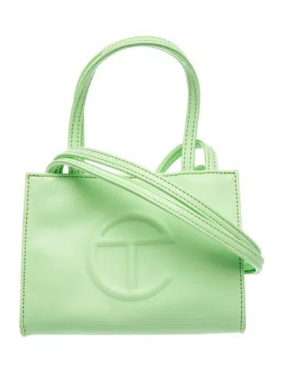 Pre-owned Telfar Signature Top Handle Bag In Green