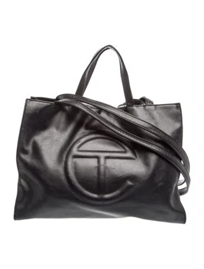 Pre-owned Telfar Signature Tote In Black
