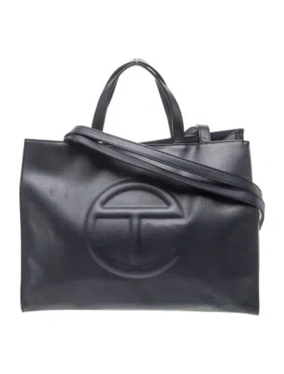 Pre-owned Telfar Signature Tote In Blue