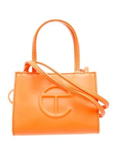 Pre-owned Telfar Signature Tote In Orange