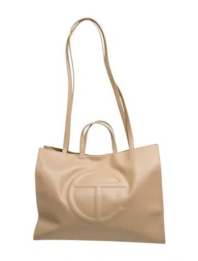 Pre-owned Telfar Signature Tote W/ Tags In Neutrals