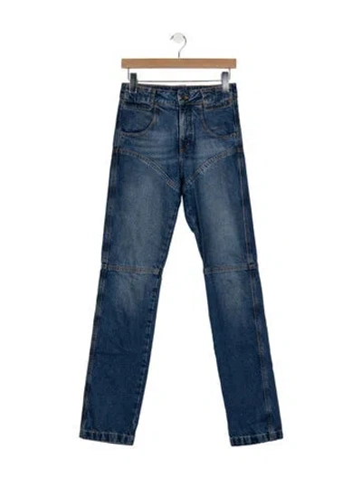 Pre-owned Telfar Skinny Jeans In Blue