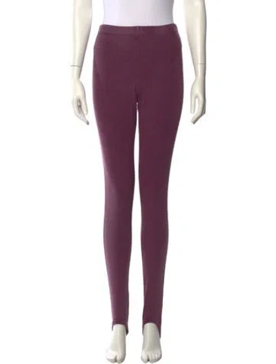 Pre-owned Telfar Skinny Leg Pants In Purple