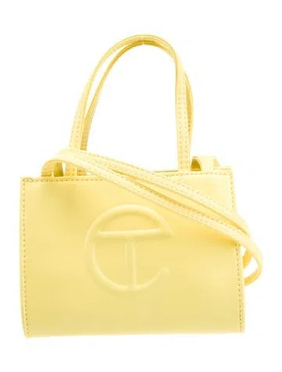 Pre-owned Telfar Small Margerine Shopping Bag In Yellow