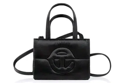 Pre-owned Telfar Small Puff Shopper In Black