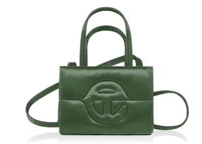 Pre-owned Telfar Small Puff Shopper In Green