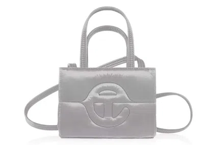 Pre-owned Telfar Small Puff Shopper In Grey
