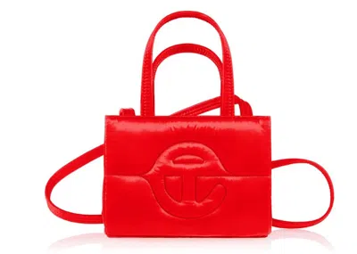 Pre-owned Telfar Small Puff Shopper In Red