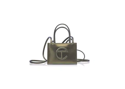 Pre-owned Telfar Small Shopping Bag In Acid