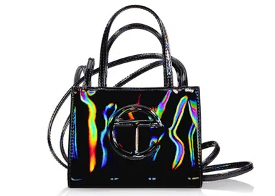 Pre-owned Telfar Small Shopping Bag In Black Rainbow