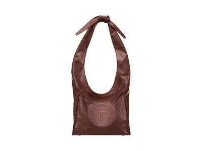 Pre-owned Telfar Tie Bag In Brown