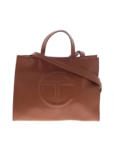 Pre-owned Telfar Tote Bag In Brown