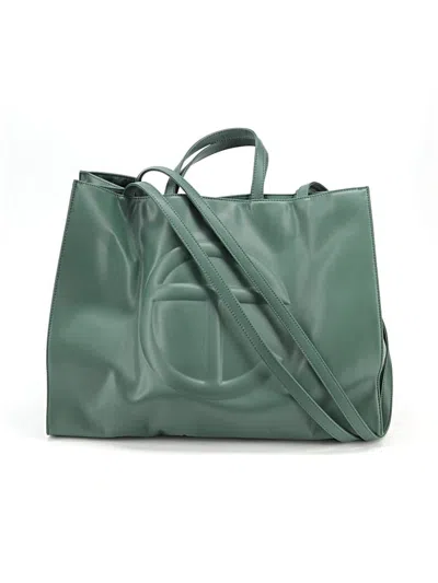 Pre-owned Telfar Tote Bag In Green