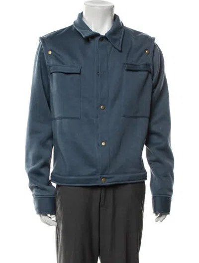 Pre-owned Telfar Utility Jacket In Blue