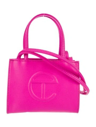Pre-owned Telfar Vegan Leather Azalea Shopping Bag Small In Pink