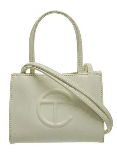 Pre-owned Telfar Vegan Leather Crossbody Bag In Green