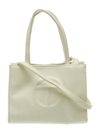 Pre-owned Telfar Vegan Leather Crossbody Bag In Green