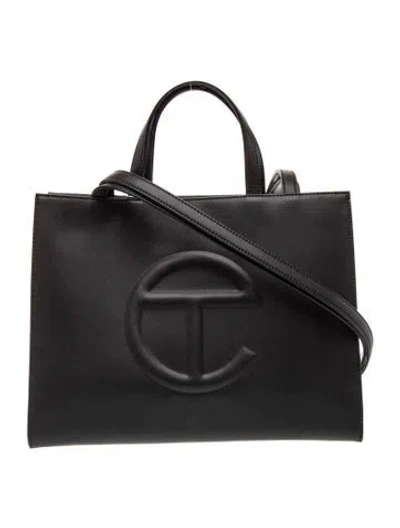 Pre-owned Telfar Vegan Leather Crossbody Bag W/ Tags In Black