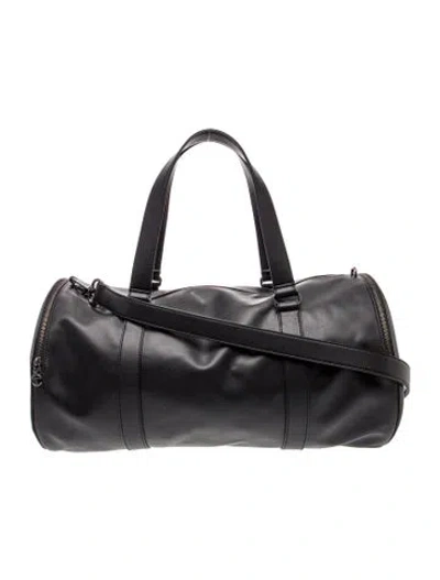 Pre-owned Telfar Vegan Leather Duffle Large W/ Tags In Black
