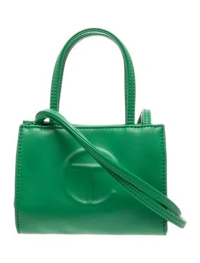 Pre-owned Telfar Vegan Leather Greenscreen Shopping.