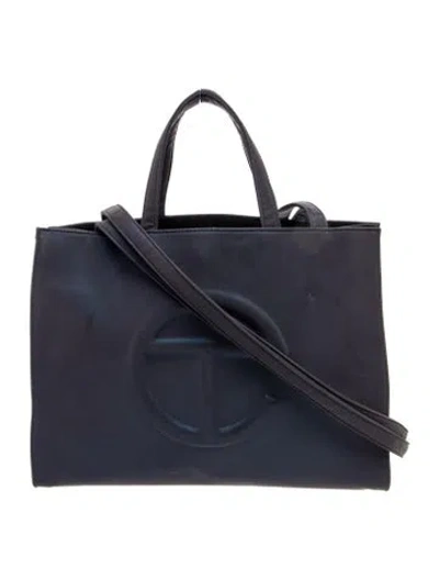 Pre-owned Telfar Vegan Leather Sage Shopping Flash Medium In Multi