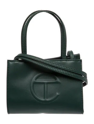 Pre-owned Telfar Vegan Leather Shopper In Green