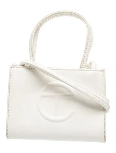 Pre-owned Telfar Vegan Leather Shopper Mini In Yellow