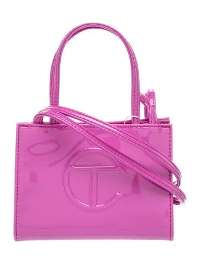 Pre-owned Telfar Vegan Leather Shopper Small In Pink