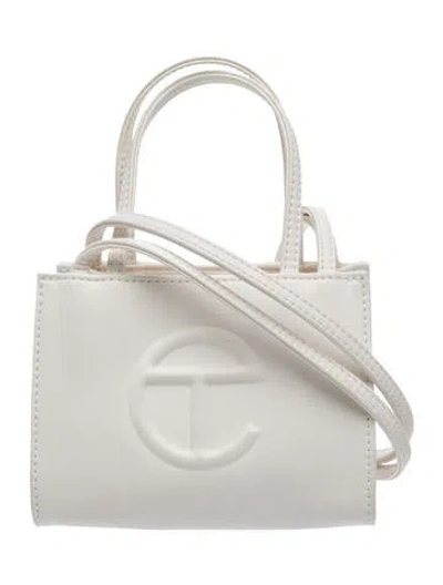 Pre-owned Telfar Vegan Leather Shopping Bag Mini In Green