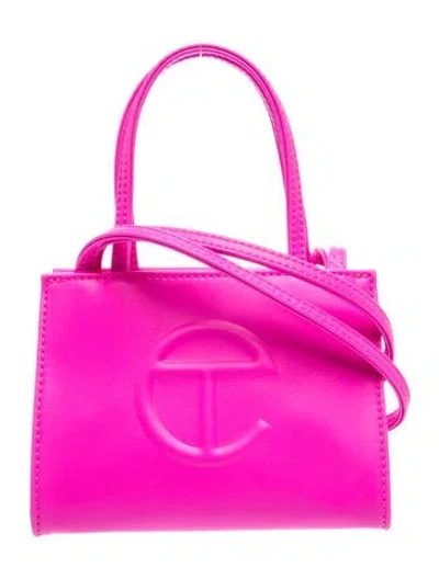 Pre-owned Telfar Vegan Leather Shopping Bag Small W/ Tags In Pink