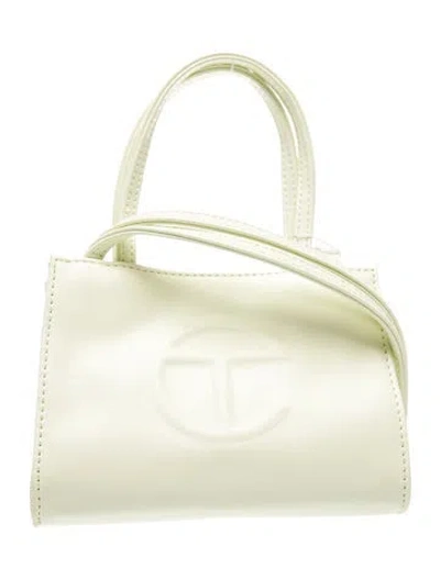 Pre-owned Telfar Vegan Leather Shoulder Bag Small In Green