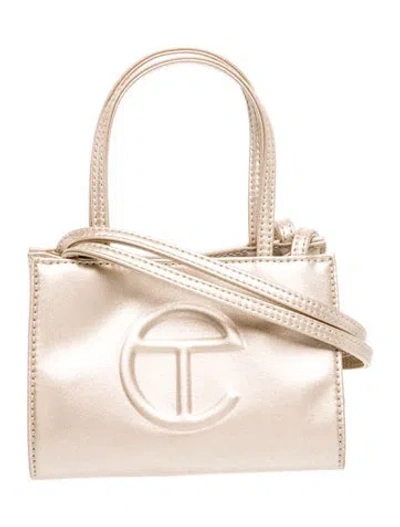 Pre-owned Telfar Vegan Leather Top Handle Bag