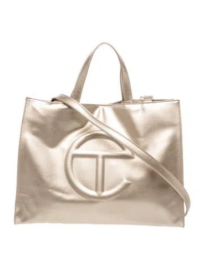 Pre-owned Telfar Vegan Leather Tote Medium In Pink