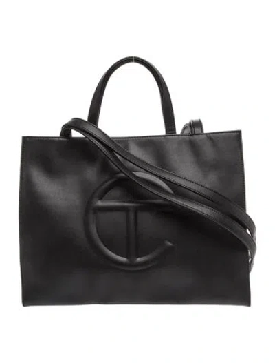 Pre-owned Telfar Vegan Leather Tote W/ Tags In Black