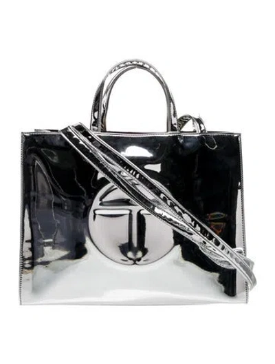 Pre-owned Telfar Vegan Patent Leather Crossbody Bag