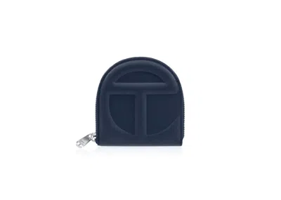 Pre-owned Telfar Wallet In Navy Blue