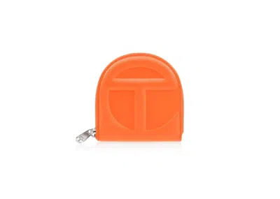 Pre-owned Telfar Wallet In Orange