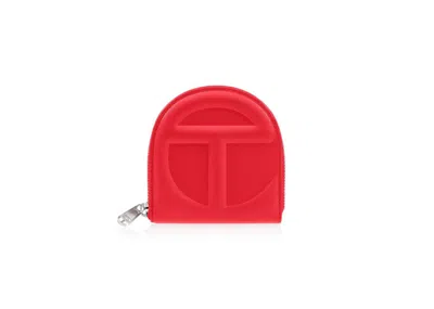 Pre-owned Telfar Wallet In Red