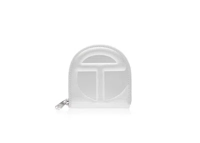 Pre-owned Telfar Wallet In Silver