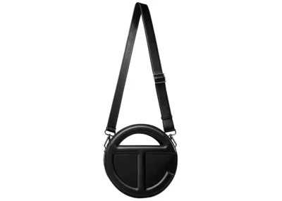 Pre-owned Telfar Women's  Round Circle Bag In Black