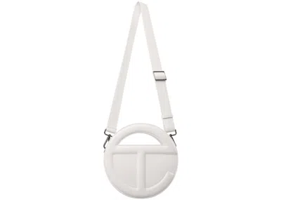 Pre-owned Telfar Women's  Round Circle Bag In White