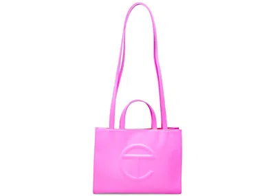Pre-owned Telfar Women's  Shopping Bag Medium In Azalea