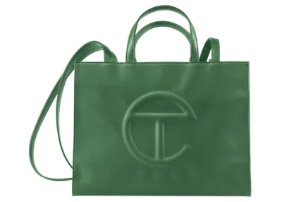 Pre-owned Telfar Women's  Shopping Bag Medium In Leaf