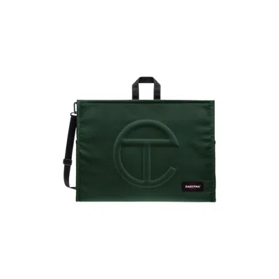 Pre-owned Telfar X Eastpak Large Shopper 'dark Olive' In Green