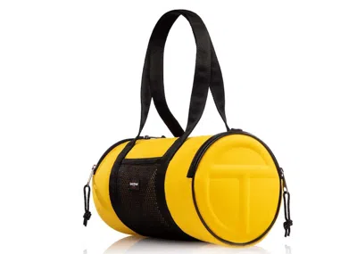 Pre-owned Telfar X Eastpak Medium Duffle In Yellow