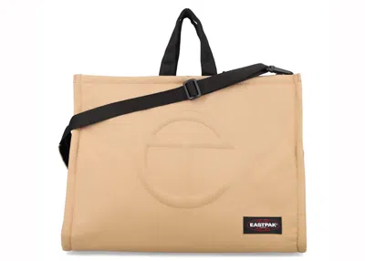 Pre-owned Telfar X Eastpak Medium Shopper In Khaki