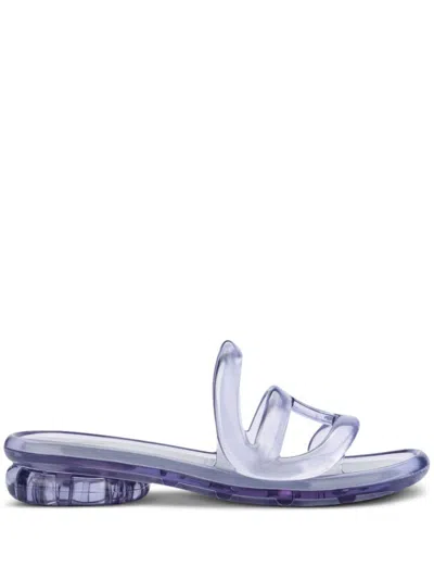 Telfar X Melissa Jelly Slides In Neutrals