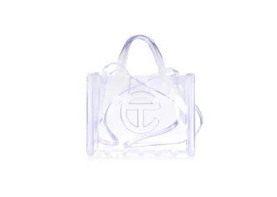 Pre-owned Telfar X Melissa Medium Jelly Shopper In Clear